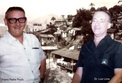 Foto:Padre Paulo e Dr. Luiz Lima